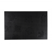 Коврик придверный Vortex Клен 40х60 см, черный