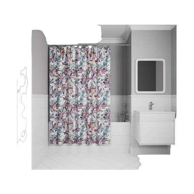 Штора для ванной Iddis BX05P18i11 200х180 см