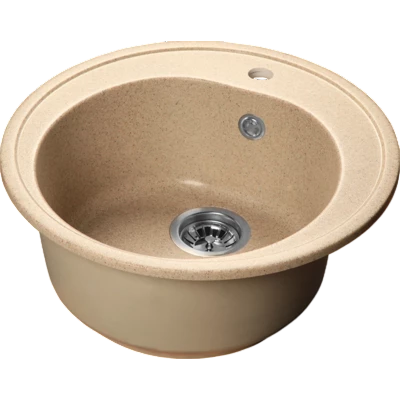 Мойка каменная SANTREK AQUA PRO ROUND SA-R510 (песок-302) 