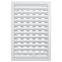 Решетка вентиляционная 200х300 мм регулируемая, белая