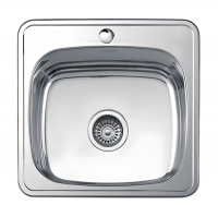 Мойка врезная Ledeme L93838 380х380х160 мм, квадрат