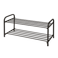 Этажерка для обуви ЭТК2 2-х ярусная, черный