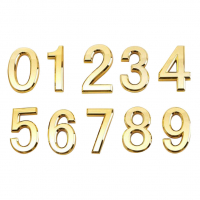 Цифры самоклеющиеся золотые (№0-№9) 