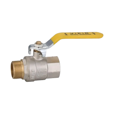 Кран-рычаг для газа 1/2" гайка/штуцер ViEiR VRQ213-01
