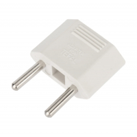 Вилка-переходник Tefal 6А плоский, белый