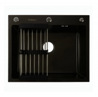 Мойка кухонная Dikalan KN605008 нержавеющая сталь 600х500х220 мм, черный