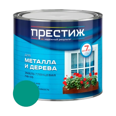 Эмаль алкидная ПФ-115 Престиж, Бирюзовая 1,9 кг