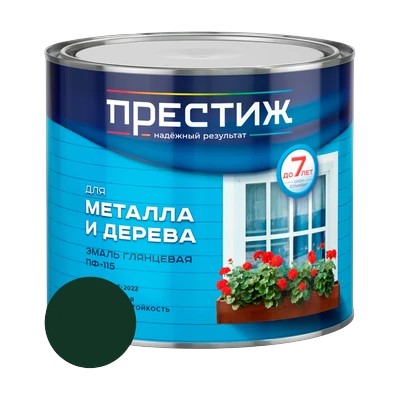 Эмаль алкидная ПФ-115 Престиж, Зеленая 1,9 кг