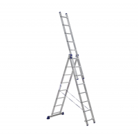 Лестница-стремянка Алюмет Классик H3 5308 алюминиевая 3 х 8 ступеней