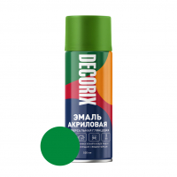 Эмаль аэрозольная Decorix глянцевая, зеленый 520 мл