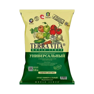 Грунт Terra Vita Живая земля универсальный, содержит Биогумус  5 л