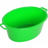 Таз 35 л пластиковый овальный с ручками
