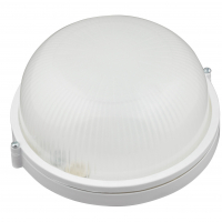 Светильник Uniel влагозащищенный 100Вт Круг без решетки, белый