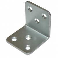 Уголок крепежный  42х42х30 мм, оцинкованный