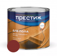 Эмаль для пола Престиж ПФ-266 алкидная, Красно-коричневая 1,9 кг