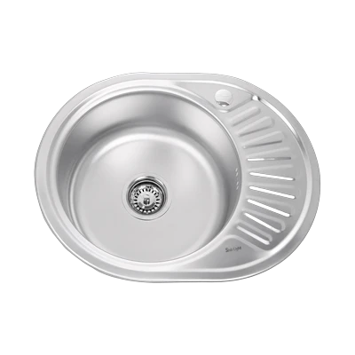 Мойка врезная Sinklight N5745L 0,6/160 мм левая, глянцевая