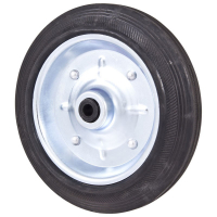 Колесо для сумки-тележки, металл/резина, D=140 мм