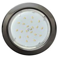 Спот Ecola H4 черный хром