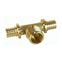 Аксиальный тройник 16 х 1/2" наружная резьба