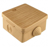 Коробка распределительная открытой установки  65х65х50 мм, сосна