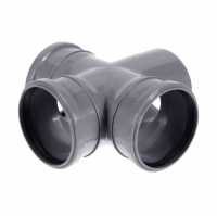 Крестовина канализационная 110 мм 90°, одноплоскостная