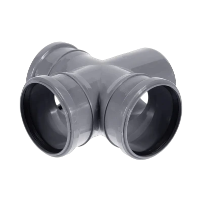 Крестовина канализационная 110 мм 90°, одноплоскостная