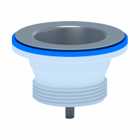 Выпуск АниПласт М100 1 1/2" с нержавеющей сеткой