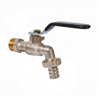 Кран шаровой с носиком ATM 1/2" эконом