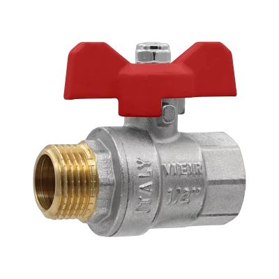Кран шаровой Vieir VR203-01 1/2" бабочка г/ш
