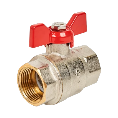 Кран шаровой   3/4" бабочка г/г PN25 (эконом)