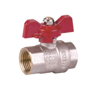 Кран шаровой Vieir VR201-02 3/4" бабочка г/г