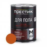 Эмаль для пола Престиж акриловая быстросохнущая, Желто-коричневая 0,9 кг