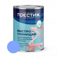 Эмаль акриловая Престиж с ароматом яблока, голубая 0,9 кг
