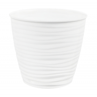 Горшок для орхидеи Saffron 1,5 л с поддоном, прозрачный