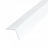 Угол отделочный ПВХ 15х15 мм 2,7 м, Белый