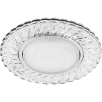 Спот Feron CD4021 прозрачный/хром, с подсветкой