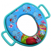 Сиденье для унитаза детское мягкое с ручками