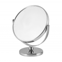 Зеркало косметическое Рыжий кот M-3135 двустороннее, на ножке