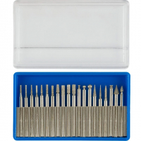 Набор шарошек Зубр с алмазным напылением (20 шт)