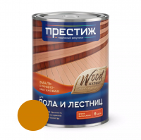 Эмаль для пола Престиж алкидно-уретановая, Золотисто-коричневая 0,9 кг