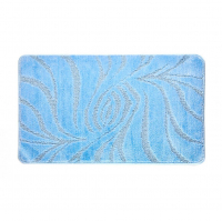 Коврик для ванной комнаты 60х100 см, голубой