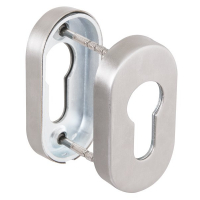 Накладка под цилиндр INOX (2шт),овал 