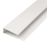 Планка L стартовая/финишная для панелей ПВХ, белая (3 м)