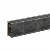Плинтус для столешницы 25х12 мм ПВХ, Бетон темный 3 м