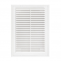 Решетка вентиляционная 150х200 мм с сеткой, белая