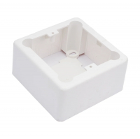 Коробка распределительная TDM ОУ 85х85х42 мм, белая