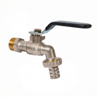 Кран шаровой с носиком ATM 3/4" эконом