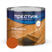 Эмаль для пола Престиж ПФ-266 алкидная, Желто-коричневая 1,9 кг