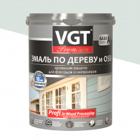Эмаль акриловая VGT Профи по дереву, Стальной серый (2,5 кг)