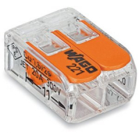 Клемма Wago 2х(0,2-4,0)кв.мм (221-412)
